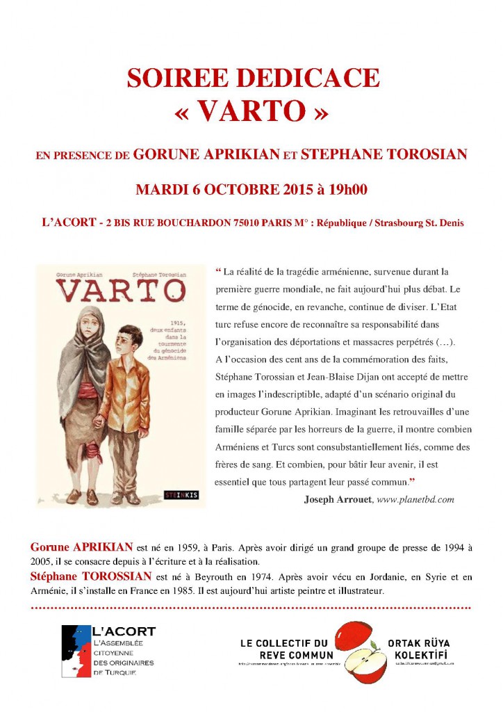 ACORT_Invitation_soiree_dedicace_VARTO_