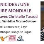 "Féminicides : une histoire mondiale" Rencontre avec Christelle Taraud