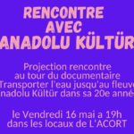 Rencontre avec "Anadolu Kültür", une ong d'Istanbul