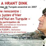 Hommage à Hrant Dink « Les justes d’hier et d’aujourd’hui en Turquie » »