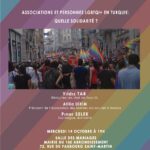 SOIRÉE DE SOLIDARITÉ AVEC LA COMMUNAUTÉ LGBTI+ EN TURQUIE Affiche Soirée solidarité